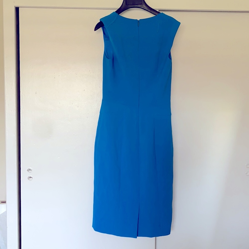 Hugo Boss Delura Sheath Dress in Blue
